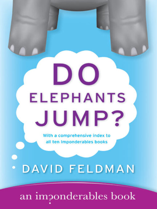 Title details for Do Elephants Jump? by David Feldman - Wait list